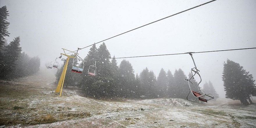 Uludağ ile Ilgaz da beyaz rahmete kavuştu