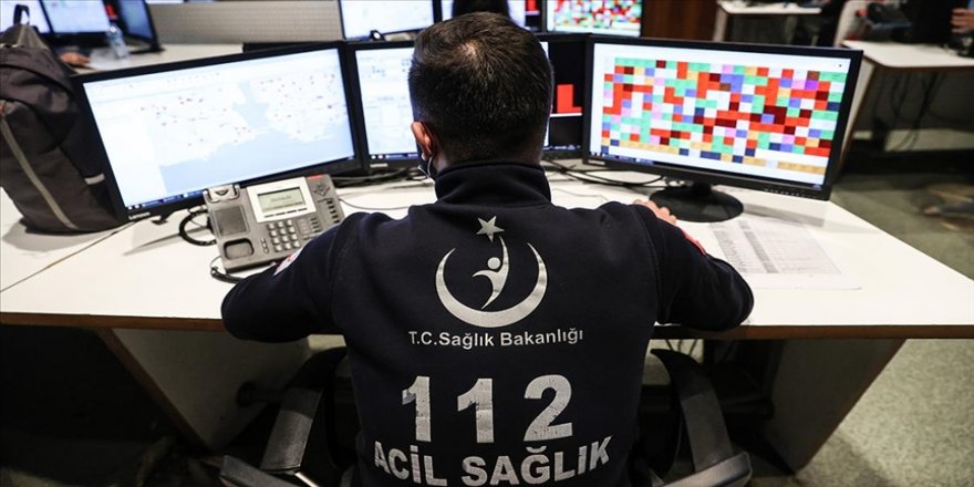 112'nin 5 milyon 942 bin çağrısından 3 milyon 852 bini asılsız