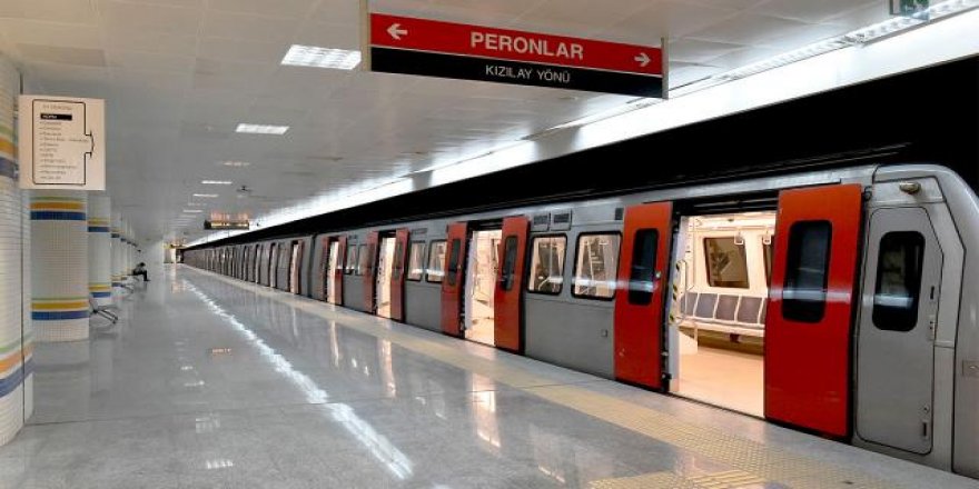 Ankara'nın metrosu ANKARAY iki gün hizmet veremeyecek