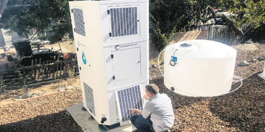 Havayı suya dönüştüren cihaz ürettiler