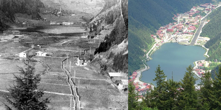 Uzungöl'ün yıllar önce çekilen fotoğrafı ortaya çıktı