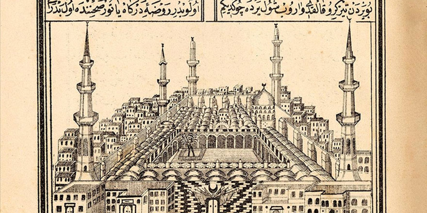 Kabe ve Medine-i Münevvere'nin 140 yıllık tasvirleri yayınlandı