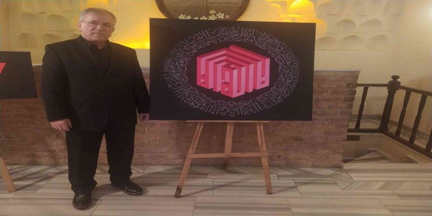 Bursa'da 64 yaşında hattat oldu