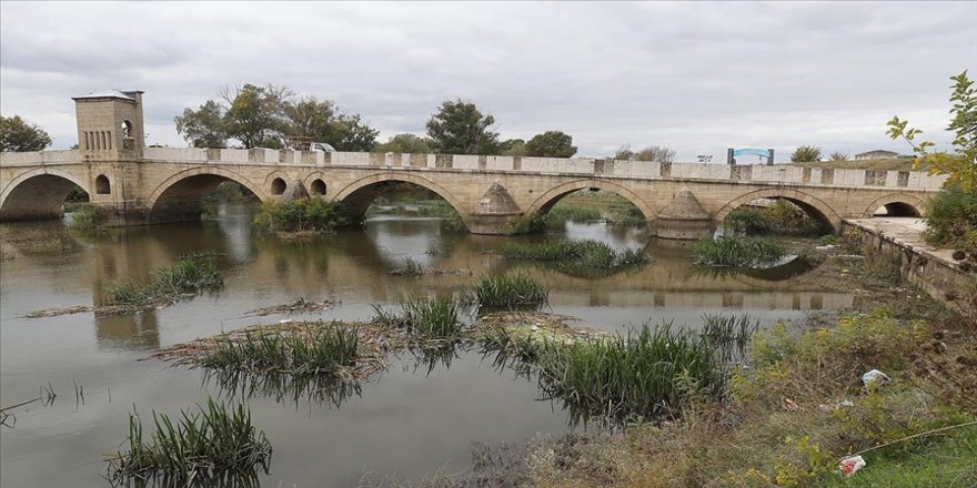Tunca Nehri'ne atılan çöpler kirliliğe neden oluyor