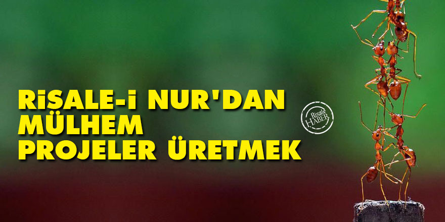 Risale-i Nur’dan Mülhem Projeler Üretmek