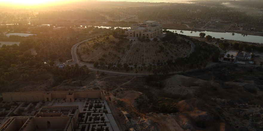 Bu dünya Saddam'a da kalmadı: Antik Babil kentindeki saray bir dönemin izlerini taşıyor