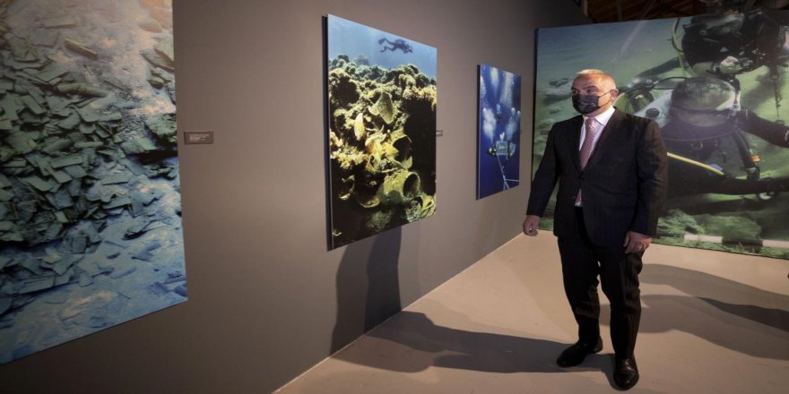 Türkiye'nin su altı zenginliğini gösteren 'Mavi Miras' sergisi başkentte açıldı