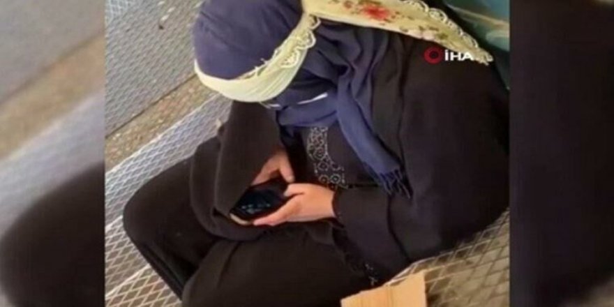Lüks arabalı, iphone'lu dilenci kameraya yakalandı