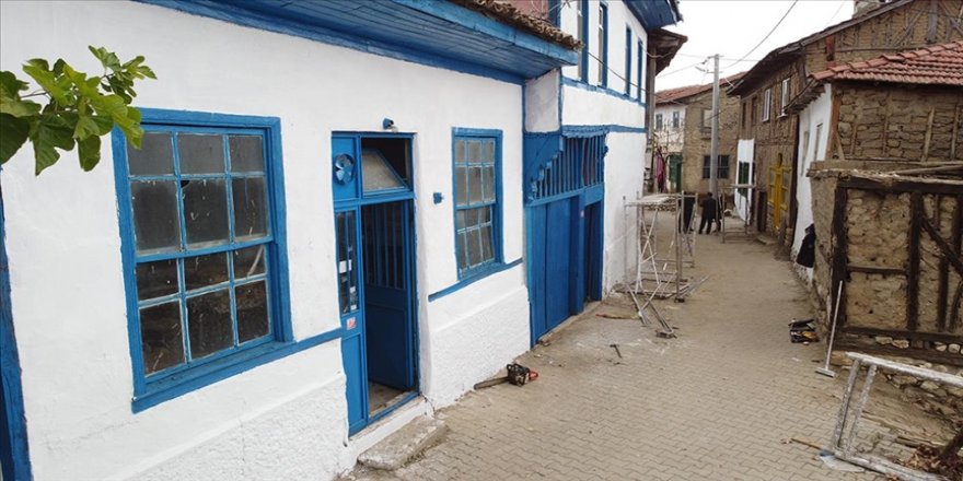 Koyunlu köyünün asırlık evleri zamana meydan okuyor