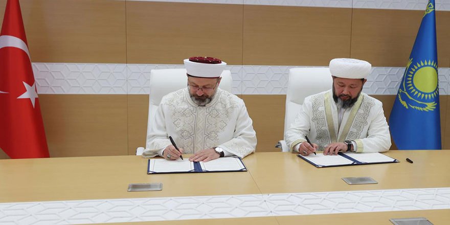 Diyanet ile Kazakistan Müslümanları İdaresi iş birliği protokolü imzaladı
