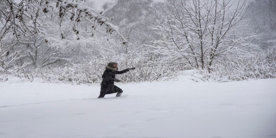 Moskova’da olağandışı kar yağışları