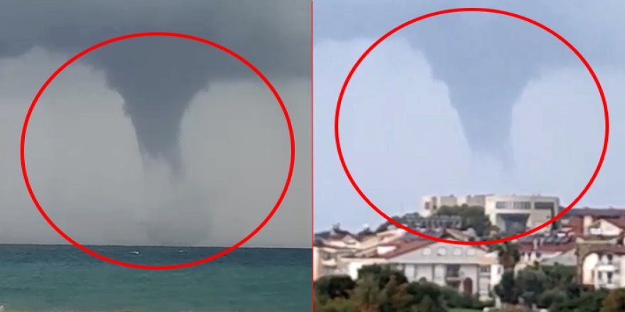 Antalya'da dev hortum