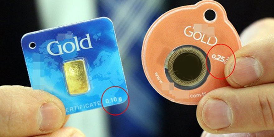 Gram altın uçunca 0,10 ve 0,25 gram altınlar moda oldu