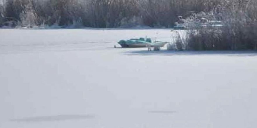 Ankara'nın simgelerinden Mogan Gölü ve Kuğulu Park buz tuttu