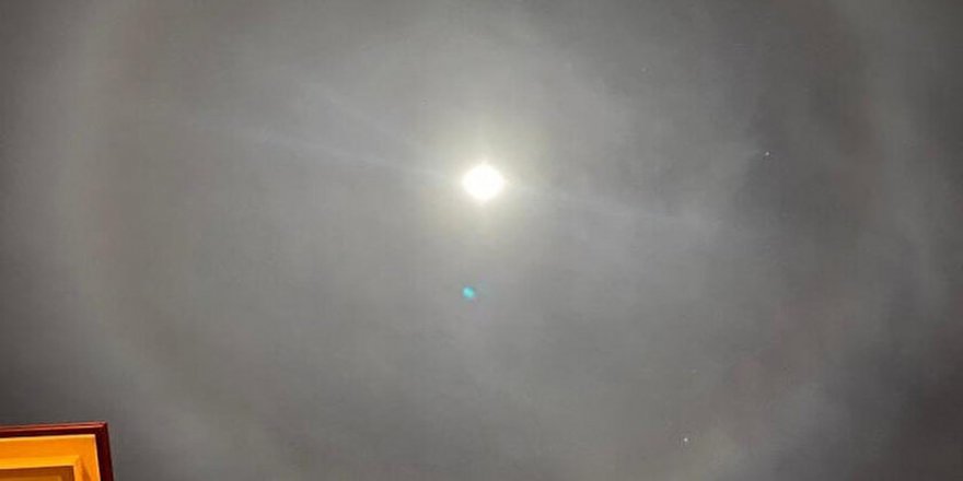 Kahramanmaraş'ta 'Ay halesi' görüldü