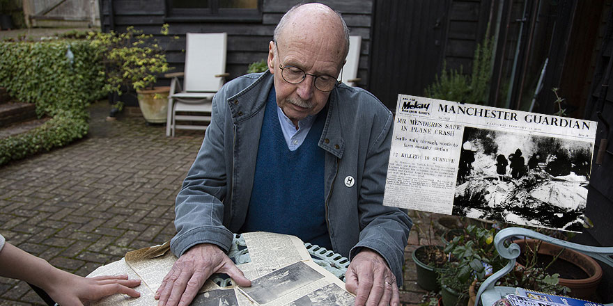 Adnan Menderes'in 63 yıl önce kurtulduğu uçak kazası dün gibi hatırlanıyor