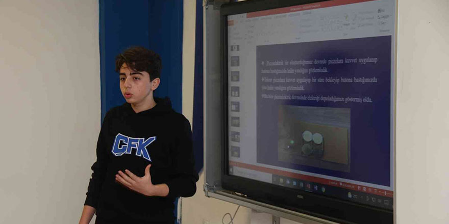 Lise öğrencisinden 'Kendi enerjisini üreten elektrikli sandalye' projesi