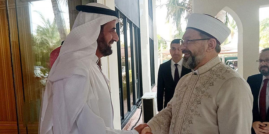 Ali Erbaş, Suudi Arabistan Hac ve Umre Bakanı ile görüştü