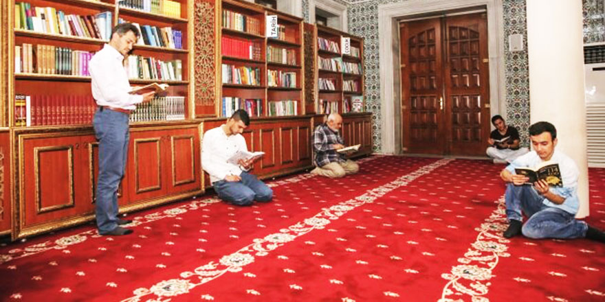 70 bin camide kütüphane ve kitaplık var