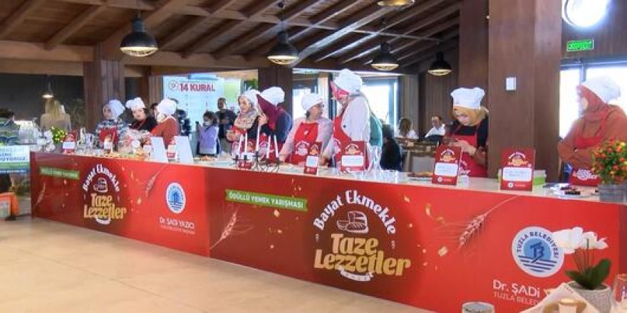 ‘Bayat Ekmekle Taze Lezzetler’ yarışmasıyla kadınlar 'israfa dur' dedi