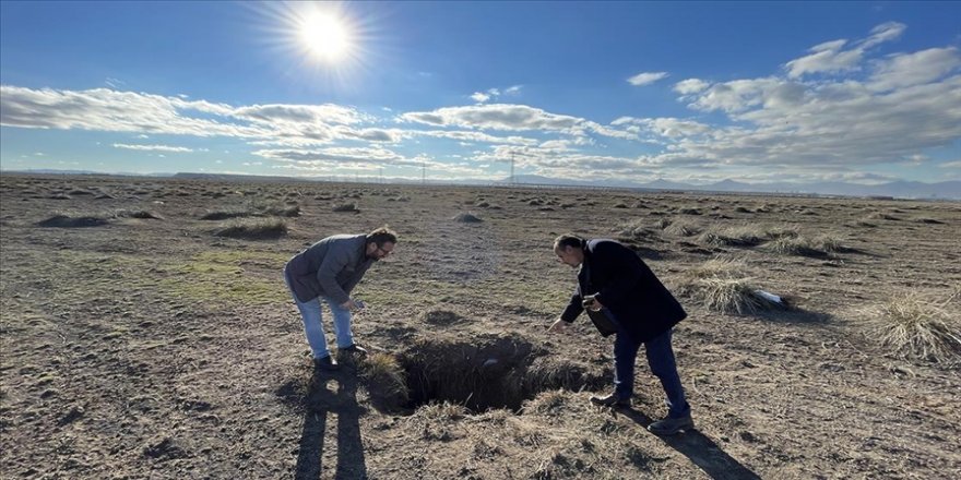Konya'da eski göl yatağında 600 sığ obruk tespit edildi