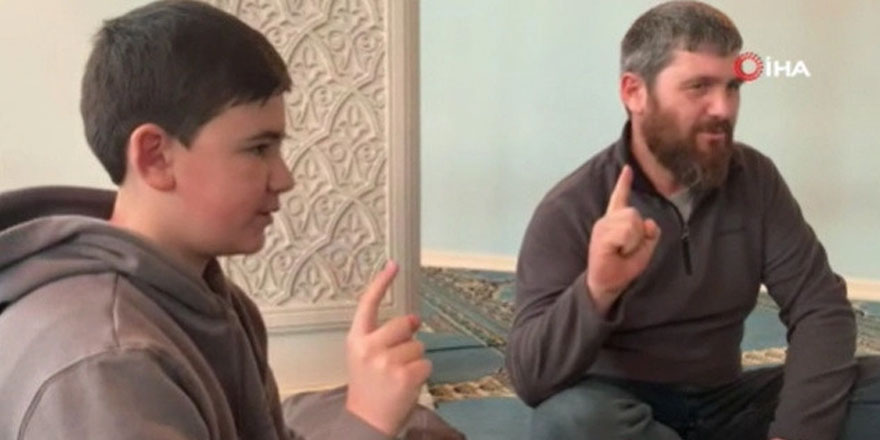 Ukraynalı baba-oğul savaşın ortasında Müslüman oldu