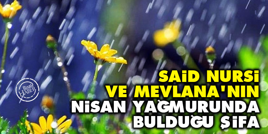 Said Nursi ve Mevlana'nın Nisan yağmurunda bulduğu şifa