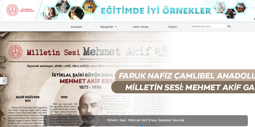 MEB liselere özel 'haber sitesi' kurdu