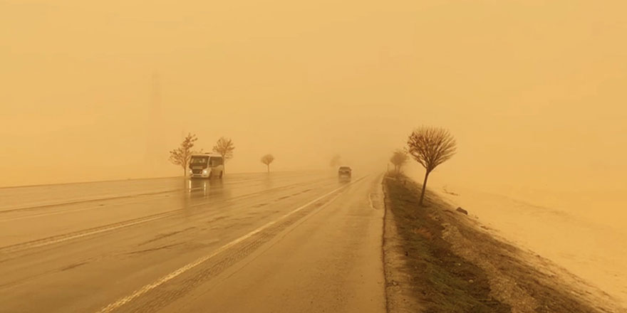 Çöl tozları Türkiye'de