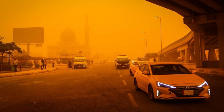 Bağdat ve Kerkük'te yoğun kum fırtınası