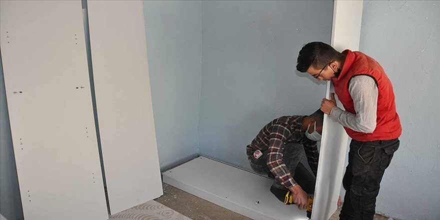 Meslek lisesi öğrencilerinden 54 binin üzerinde eve destek