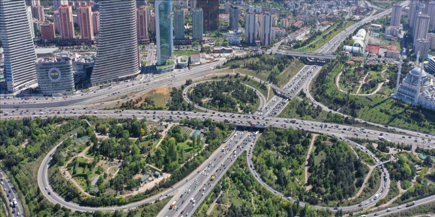Otoyol kavşağındaki ilk ve tek botanik bahçesi