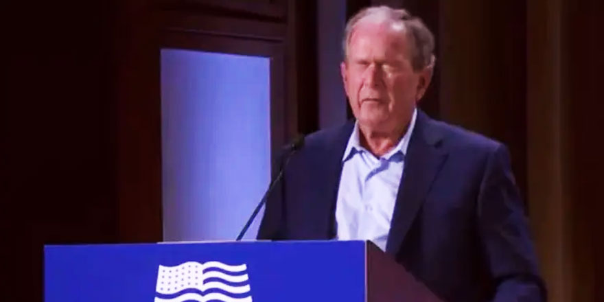 Allah söyletiyor: Bush, kendine işgalci dedi