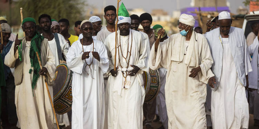 Sudan'da her cuma tasavvufi Nuba zikir töreni düzenleniyor