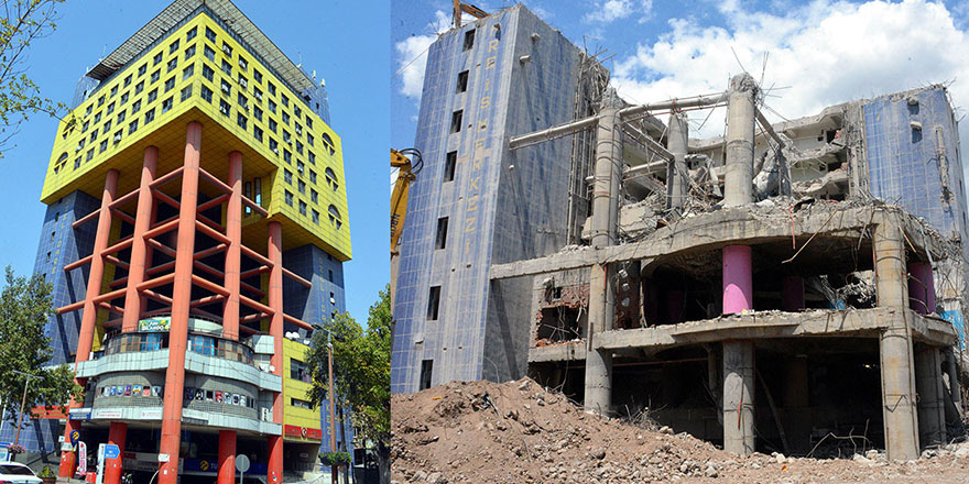 Dünyanın en saçma binası yıkıldı kurban kesildi