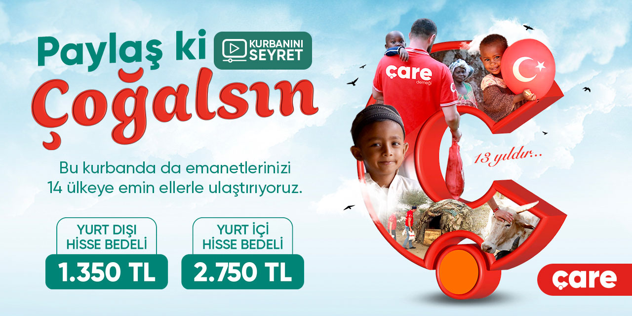 Çare Kurban: Paylaş ki çoğalsın