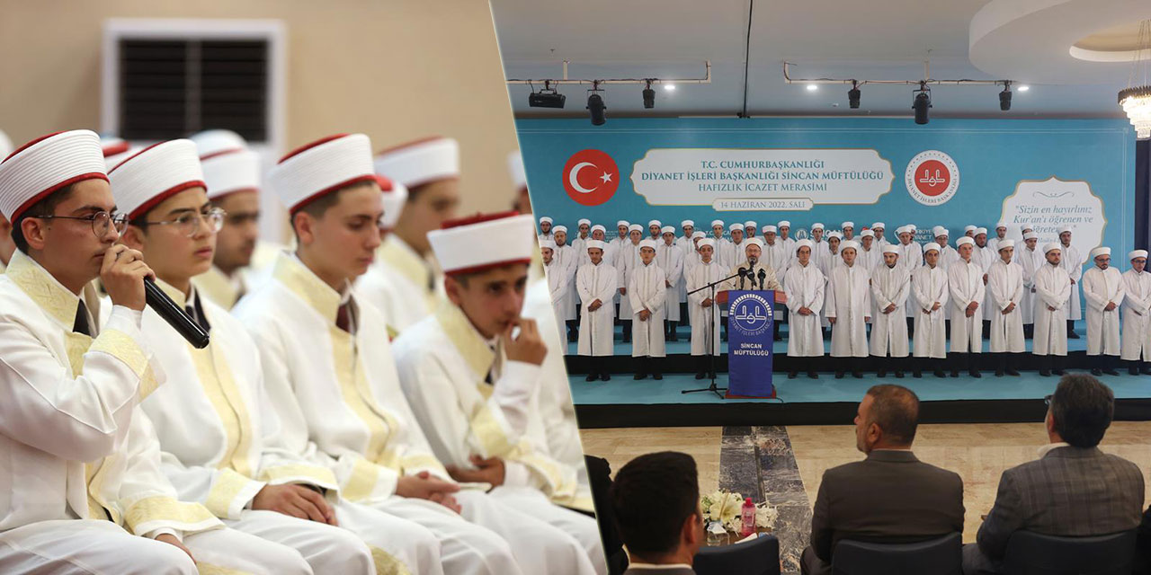 Başkent Ankara'da 144 hafız icazetini aldı