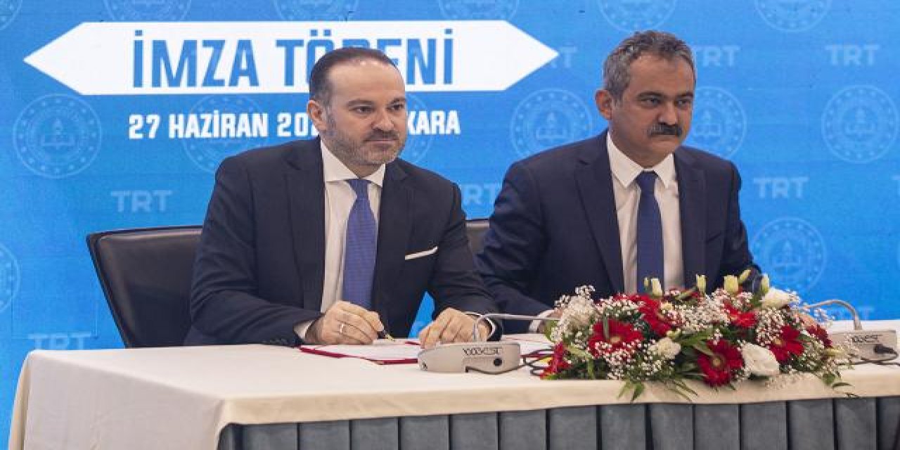 TRT ile MEB İngilizce öğretimine yönelik iş birliği protokolü imzaladı