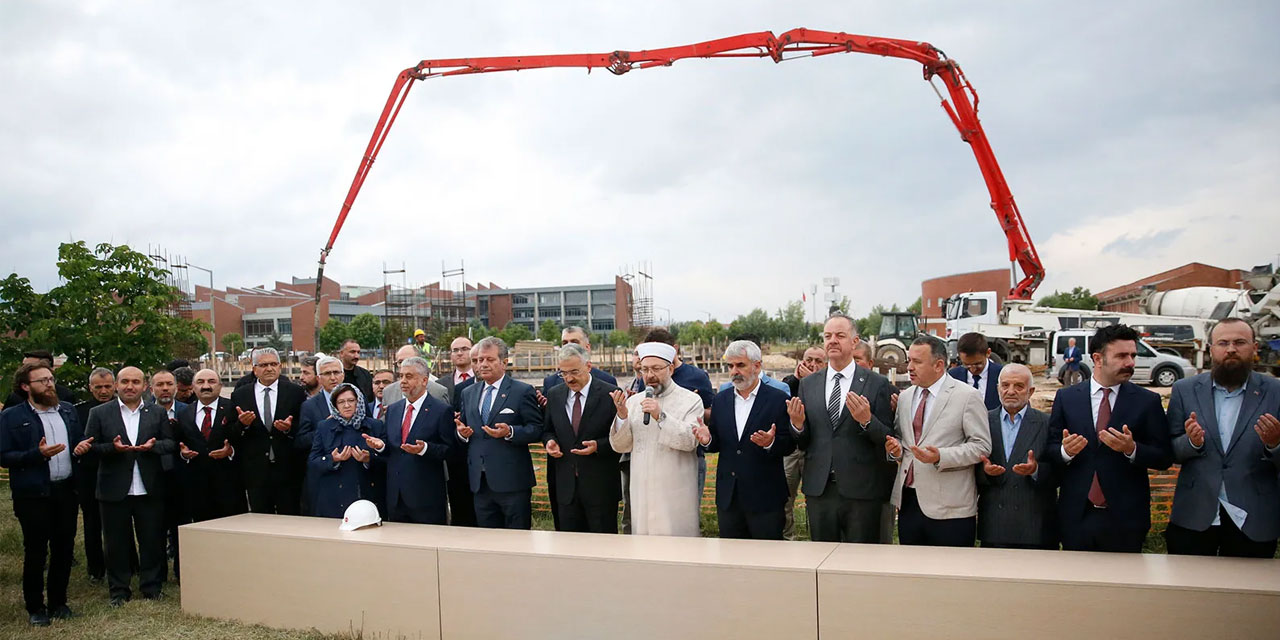 Eskişehir Teknik Üniversitesi camiinin temeli atıldı