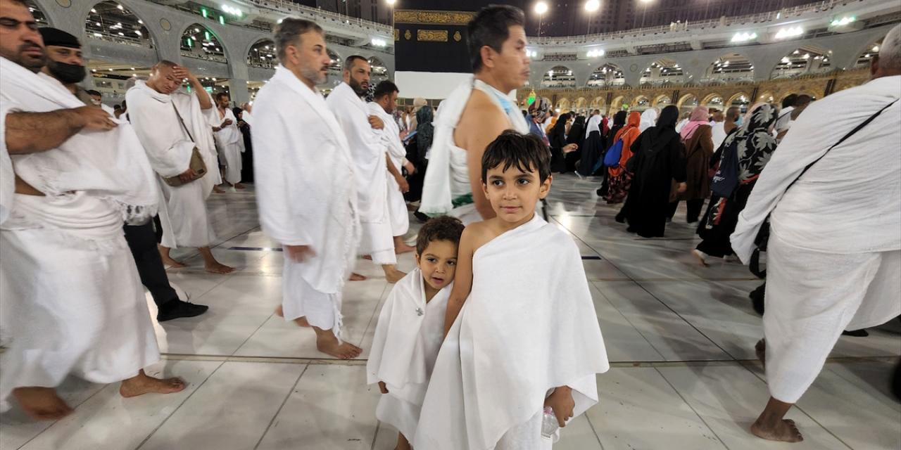 Kabe'nin minik hacı adayları