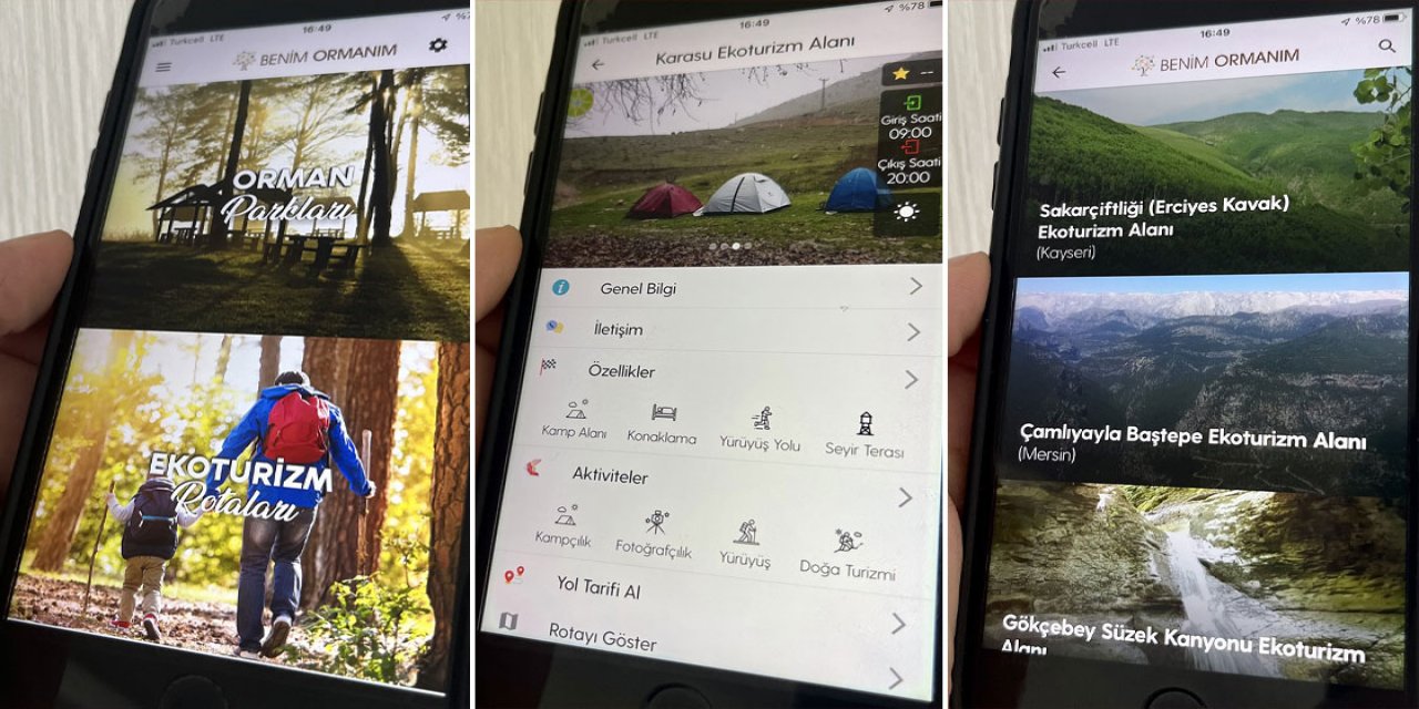 'Benim Ormanım' uygulaması ormanları doğaseverlerin 'cebine' taşıyor