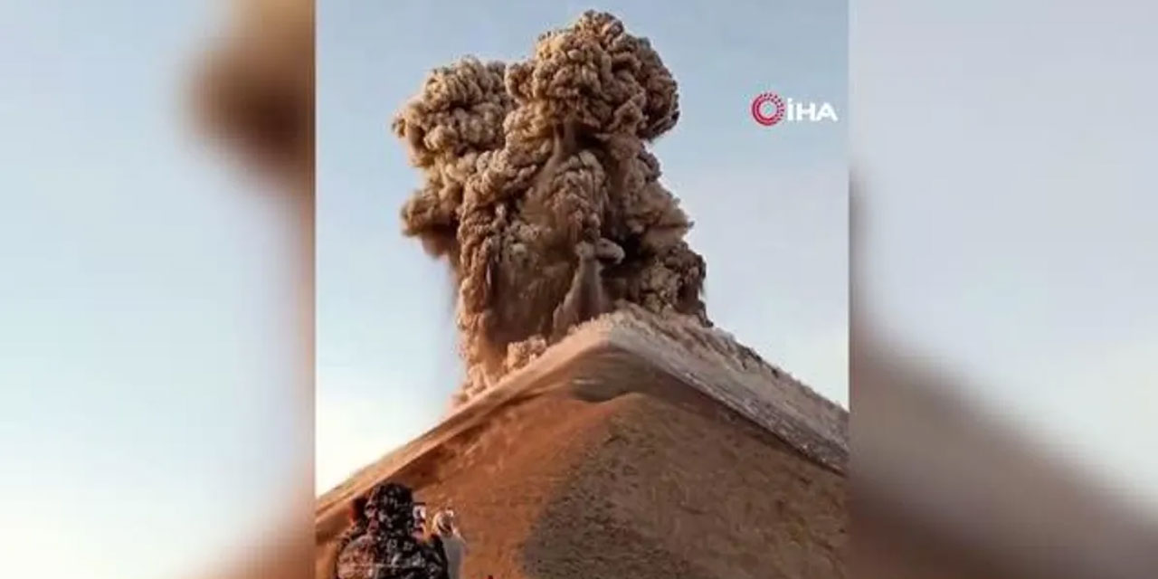 Fuego Yanardağı kül ve duman püskürttü