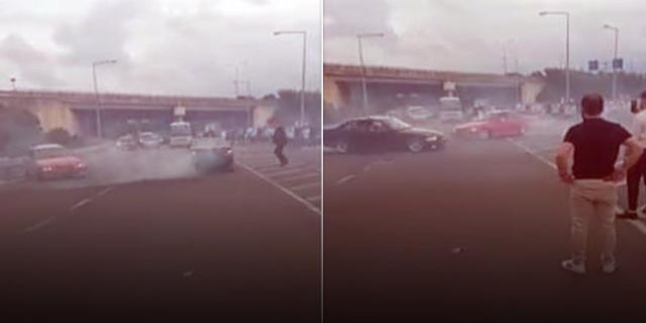 Drift yapan iki sürücüye 30 bin 131 lira ceza