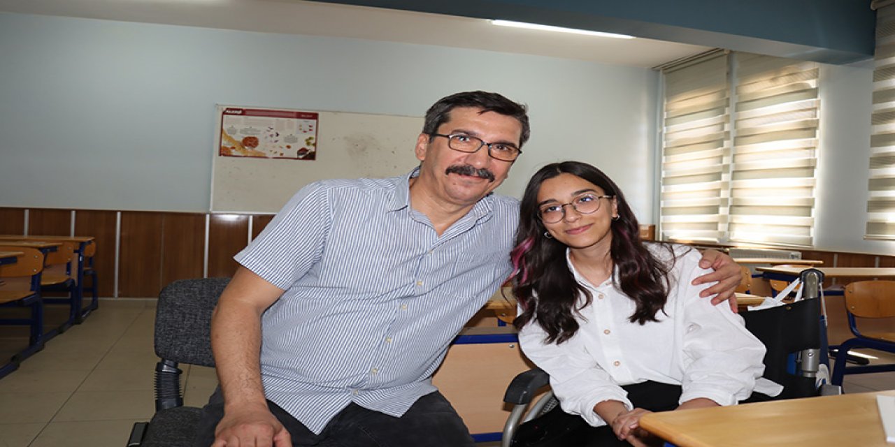 Hastane odasında fen lisesini kazanıp YKS'de Adıyaman 1.'si oldu