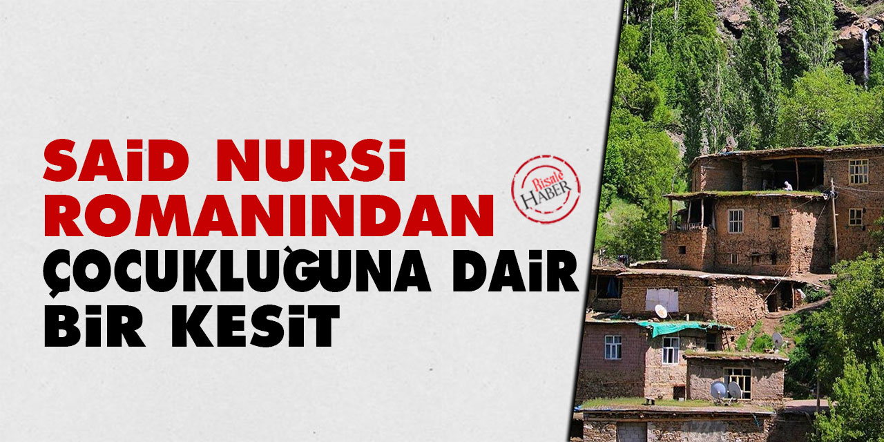 Said Nursi romanından çocukluğuna dair bir kesit