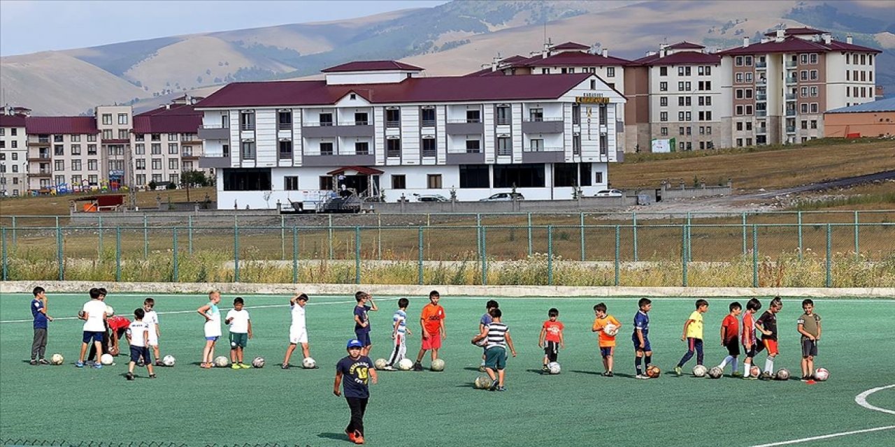 Özel çocuklar spor için evden dışarı adım attı