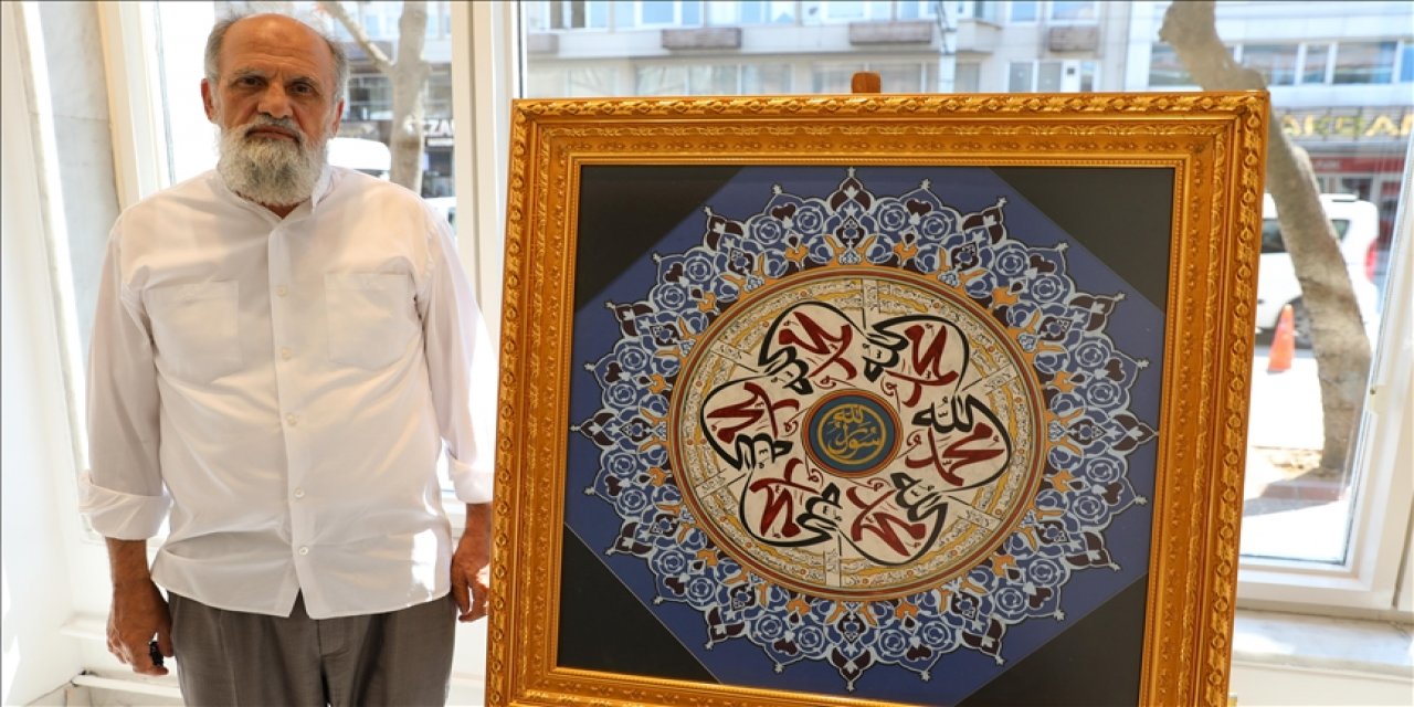 Hattat Mustafa Antika 9'uncu kişisel sergisini açtı