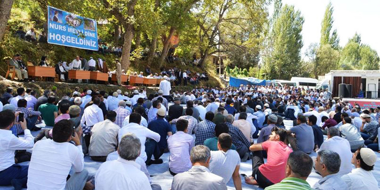 Said Nursi’nin doğduğu köy Nurs’ta Bediüzzaman Mevlidi