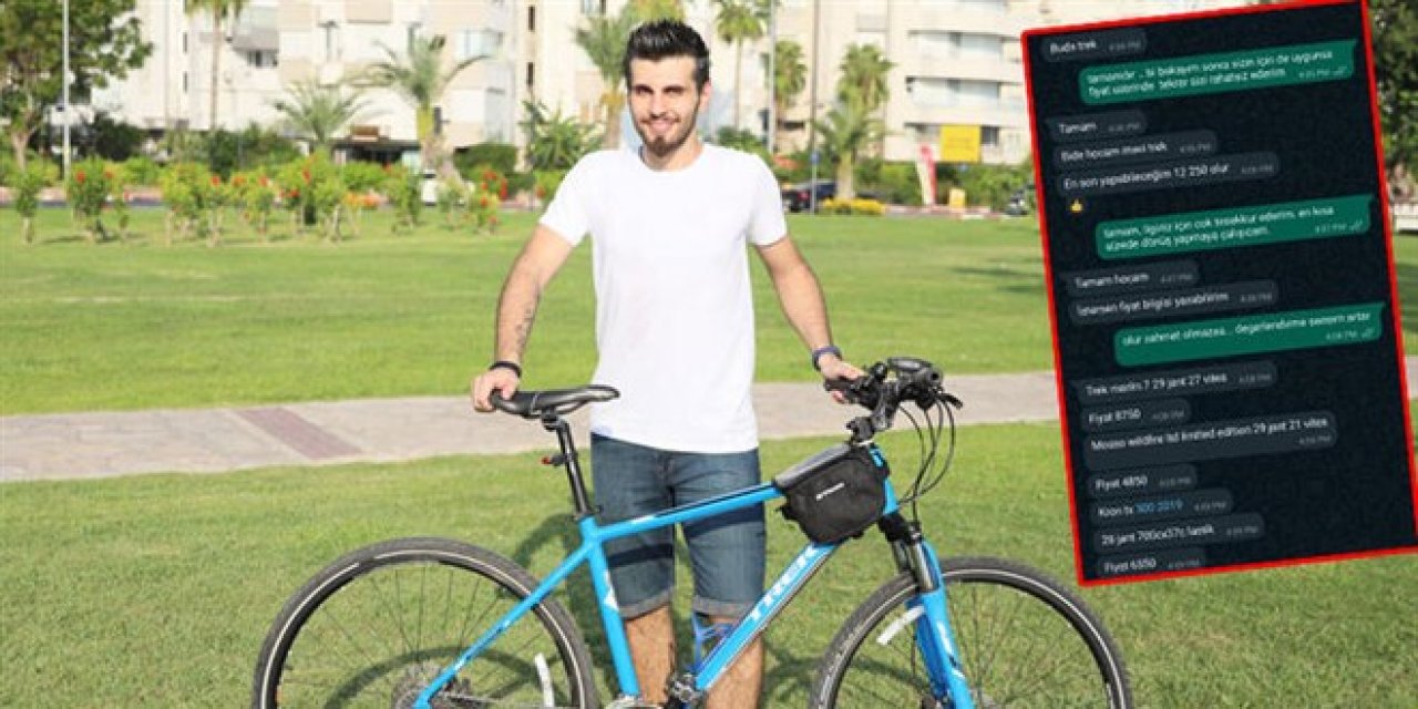 Çalınan bisikletini satmaya çalışanı buluşma ayarlayıp polise yakalattı
