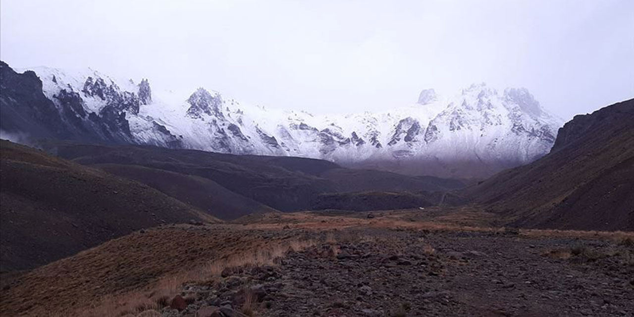 Mevsimin ilk karı Kayseri’de yağdırıldı